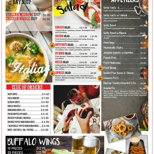 the menu