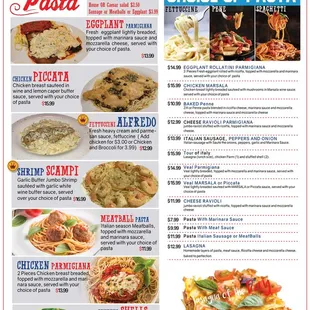 the menu
