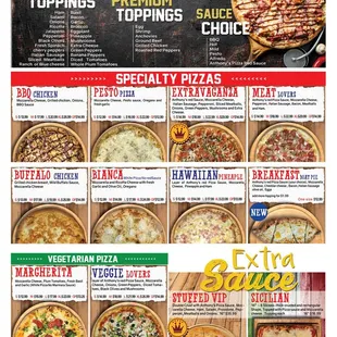 the menu