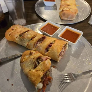 Meat lovers Stromboli