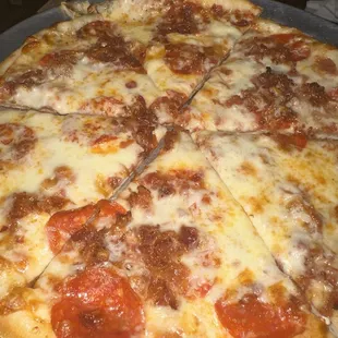 Bacon pepperoni