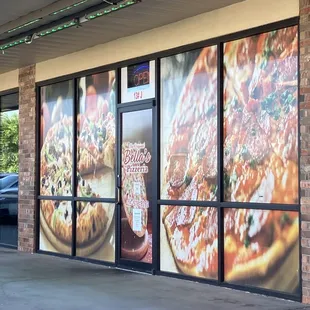 the outside of the restaurant