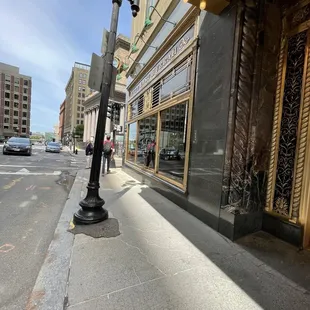 The Exterior of The Beautiful Omni Parker House Hotel in Boston where The Boston Cream Pie was invented in 1856