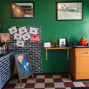 the interior of a restaurant