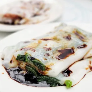 Pea sprout rice noodle vegan