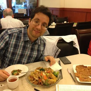 L7. Vegetarian Lamb with Mixed Vegetable in Garlic Sauce