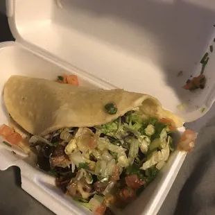 And then my order look like this