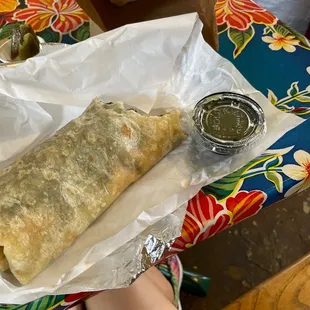 Black Bean &amp; Rice Burrito