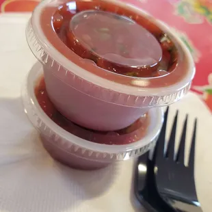 Salsa to go.