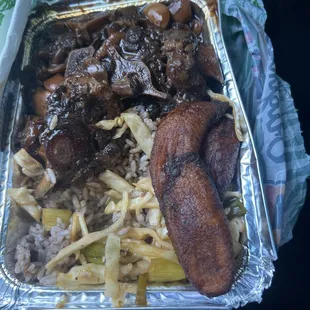 Oxtail platter $20
