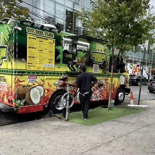 Parked on the corner of Bedford and North Fourth