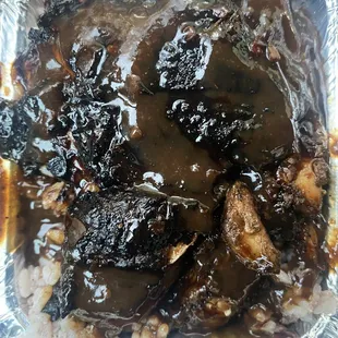 Small jerk chicken bowl.