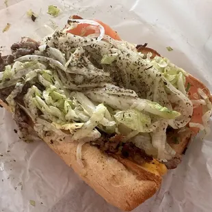 Chicago Cheese Steak Hoagie