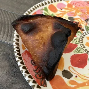 Burnt samosas
