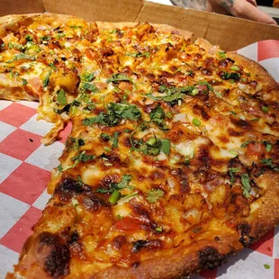 Chicken Tikka Masala Pizza - YUM!