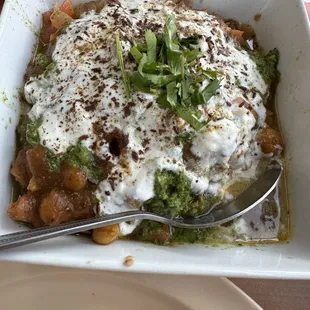 Samosa chaat