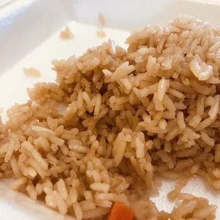 a closeup of the rice