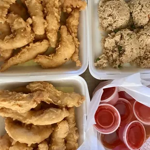 20 pc tenders meal w/sauces (extra $)