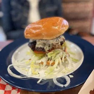 The Swiss Mushroom Burger