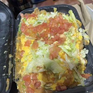 Beef and bean smothered hot