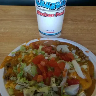 Smothered Mexican Hamburger