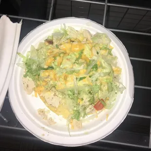 This had black lettuce.