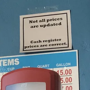 These signs sum up the customer service level here...