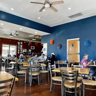 Inside the restaurant