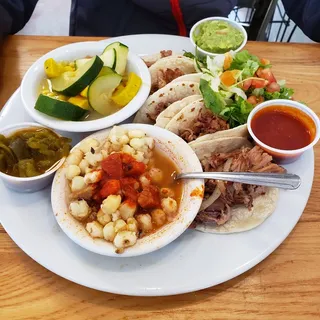 Pulled Pork Taco Plate