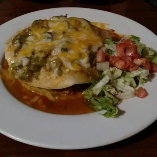 Carne Adovado Enchilada Plate