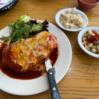 Brisket Burrito Plate