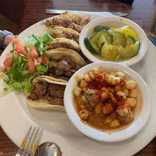 Tacos "De La Casa" Plate