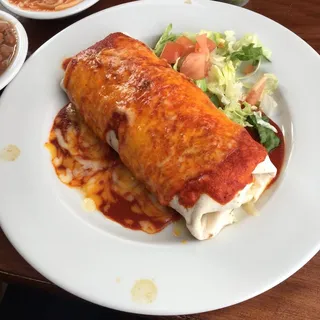 Calabacita Burrito Plate