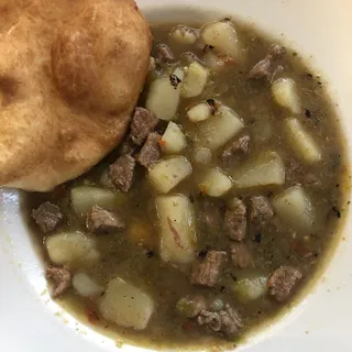 Frank Jr.'s Bowl of Green Chile Stew