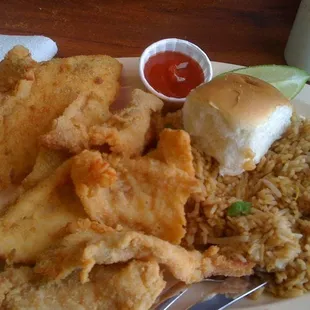 chicken wings and fried chicken, food