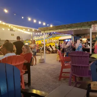 Outdoor bar