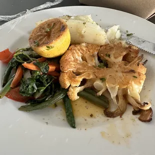 A vegetarian dish created by our Chef Isais Burgos