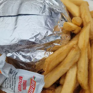 Nicely wrapped for take out