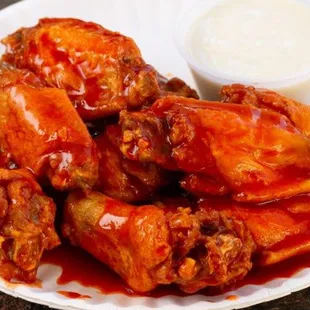 Buffalo Hot Wings. We have Hot Old Bay Too!