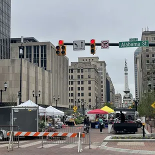 a view of the farmers market