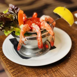 Jumbo Wild Mexican Shrimp Cocktail (6 pc)--love!