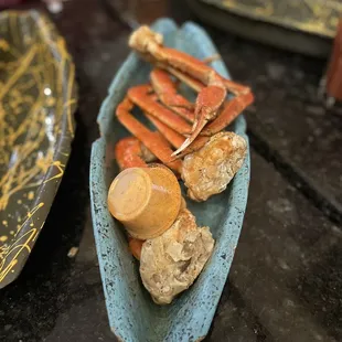 Boiled snow crab