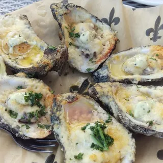 Creole Char-Grilled Oysters