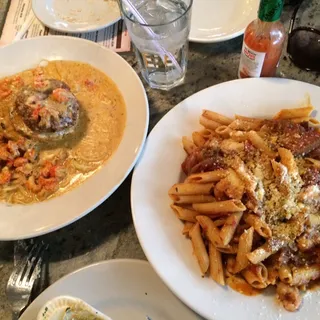 Eggplant and Crab Pasta