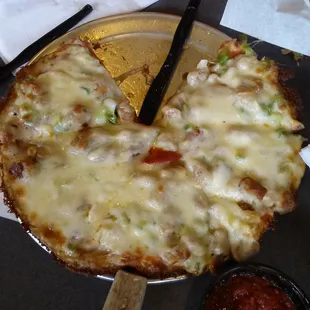 My Papa's Supreme Pizza w/ Extra Cheese!