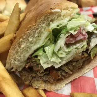 Steak Supreme.  Tasty and great toasty bread