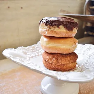 We&apos;ve made donuts for almost 70 years. These are some yummy yeast raised donuts!