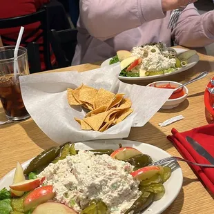 Chicken salad with apple