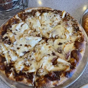 Chicken BBQ pizza