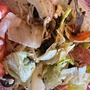 Small Antipasto is supposed to be for two people, but it's really good for just one person. Taste really good!